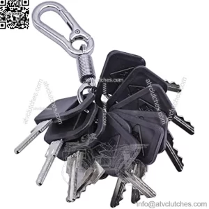 10 Pcs Ignition Keys AM131841 for John Deere 300 400 GT GX LX Series 130 160 165 Gator 4X2 6X4 Gator Key