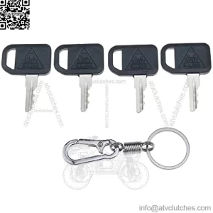 4X Ignition Keys AM131841 TCA24616 131841 for John Deere 300 400 GT GX LX Series 130 160 165 Gator 2020A 2030A 850D 855D 4X2 6X4 622 600 1800 2020