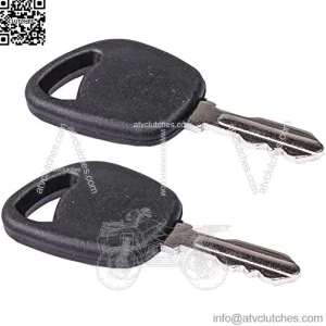 (2) Ignition Keys GY20680 LVA17264 Compatible with John Deere 100 LA LT SST X Series 1026R L100 L110 L108 L111 L118 L120 L130 LA125 LA130 LA135 LT150 LT155 D110 1023E 1025R 1026R 2025R 2026R
