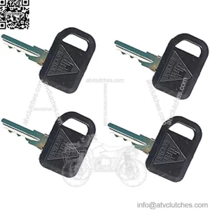 4X Ignition Keys AM131841 For John Deere 1200A 3225C F1145 GT225 LX172 X485 445