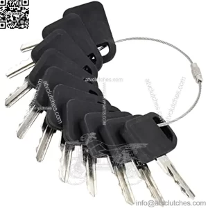 AM131841 10Pcs Ignition Keys AM102439 AM101600 M73153 Compatible with John Deere Gator Mower Tractor LX172 LX173 LX176 LX178 X465 X475 X485 X495 X479 X575 X585 X595 M76975 TCA24616