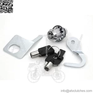 V-Twin Chrome Tour-Pak Pack Lock Key Kit 53194-07 Harley 93-13 Touring Dresser (For: Harley-Davidson)