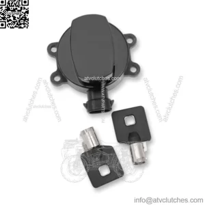 Black Fat Bob Side Hinge Ignition Switch Key 11-18 Softail Dyna OEM 71517-11 (For: Harley-Davidson)