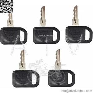 5 Pack Ignition Keys AM131841 TCA24616 131841 for John Deere 300 400 GT GX LX Series 130 160 165 Gator 2020A 2030A 850D 855D 4X2 6X4 622 600 1800 2020,Multiquip with Keychain