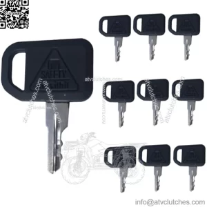10PCS Ignition Keys AM131841 for John Deere 300 400 GT GX LX Series 130 160 165 Gator 4X2 6X4 Gator Key (AM131841)