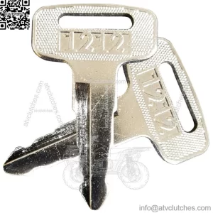 (2)Yamaha G1, G2, G8, G9, G11 Gas or Electric Golf Cart Replacement Ignition Key