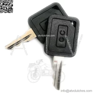 Club Car Golf Cart Key Replaces DS and precedent Ignition Key ( QTY 2 )