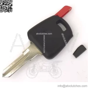 Uncut Key Blank for Peugeot Speedfight and Vivacity INCLUDES Transponder Chip.