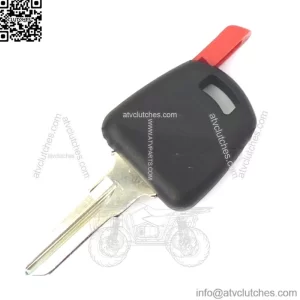Key Blank for Peugeot Speedfight & Vivacity. New Uncut Key with Immo Chip Holder