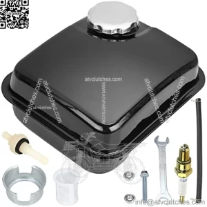 Gas Fuel Tank for Predator 212cc 224cc 196cc 200cc Coleman CT200U BT200x KT196 Baja Warrior Massimo MB200 Mini Bike GX160 GX200 Engine Hammerhead 80t Go Kart Parts 0.81 gallons
