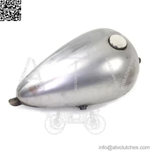 Raw 2.2 Gallon Chopper Wasp Peanut Gas Tank Single Cap Harley Ironhead XS650 Pan (For: Harley-Davidson)