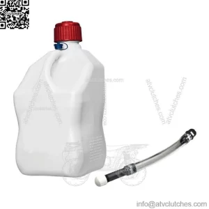 Patriotic 5.5 Gallon Square Utility Jug + Deluxe Fill Hose