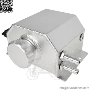 Aluminum Car Reservoir Radiator Coolant Overflow Bottle Recovery Water Tank 1L