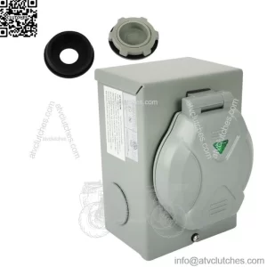 50A Generator Power Inlet Box NEMA SS2-50P Power Inlet Box for 3Prong ETL