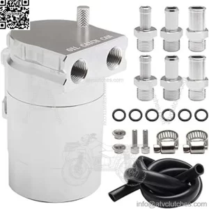 05007 Engine Oil Breathing Pot # Silver