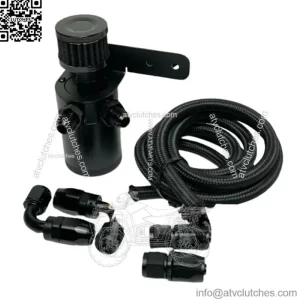 05018 Oil Breather Pot Oil Distribution Pipe-AN6# Black