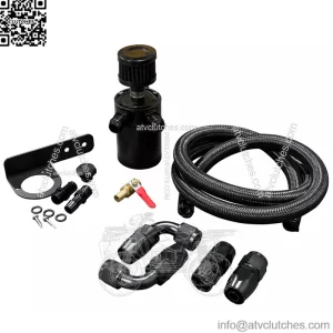 05018 Oil Breather Pot Oil Distribution Pipe-AN10# Black