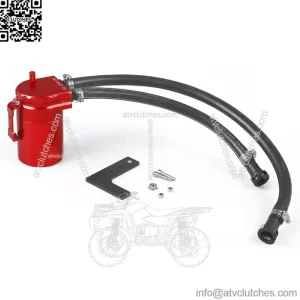 0503 2 Engine Oil Breather Pot # Red