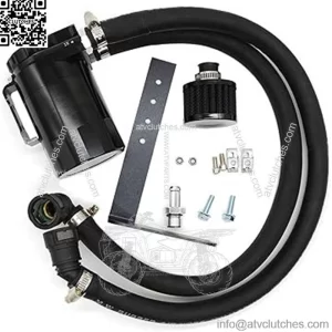 05032 Engine Oil Breather Pot with Air Filter # Black