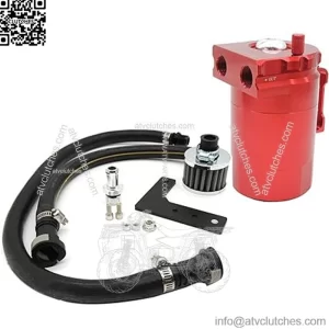 05032 Engine Oil Breather Pot with Air Filter # Red