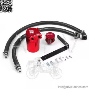 05033 Engine Oil Breather Pot with Air Filter # Red