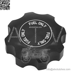 AUTOVIC RZR Fuel Gas Cap, CNC Aluminum Fuel Tank Cap For Polaris Ranger RZR 570 800 900 1000-Replace 5439075 5433687 2520957(Black)