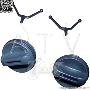 Gas Tank Fuel Cap + Oil Cap for HUSQVARNA Chainsaw 362 365 371 372 372XP Parts Replace OEM # 537 21 52-02