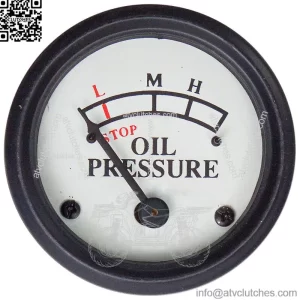 AA1730R AB292R Oil Pressure Gauge (0-25 PSI) White Face Fits John Deere Tractor