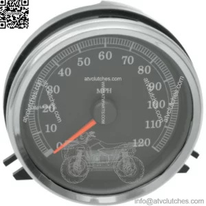 Black Electronic Analog MPH Speedometer Speedo Harley 96-03 Softail Road King (For: Harley-Davidson)