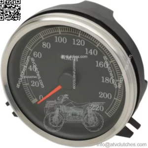Black Face Electronic Analog KH Speedometer Speedo Harley 96-03 Softail RoadKing (For: Harley-Davidson)