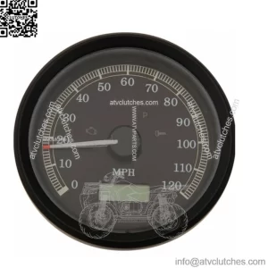 Black Electronic Programmable Analog Speedometer Speedo Harley Dyna Sportster (For: Harley-Davidson)