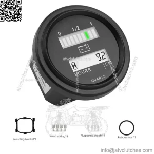 12V24V36V48V72V LED Battery Indicator Meter Fuel Gauge Monitor For Car Golf Cart
