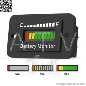 24/36 Volt Battery Indicator for EZGO Club Car Yamaha Golf Cart Meter Gauge ATV