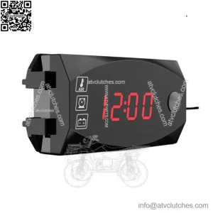 Mini red digital thermometer (3 units)