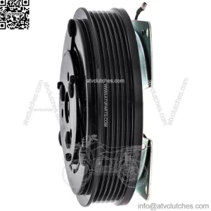 A/C AC Compressor Clutch Assembly fits YORK Models - 6 Groove 12V (1 Wire)