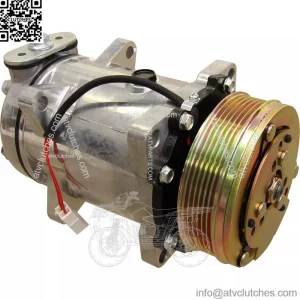 F0NN19D629AA Compressor Sanden SD510 Style for Ford/New Holland 5640 ++ Tractors
