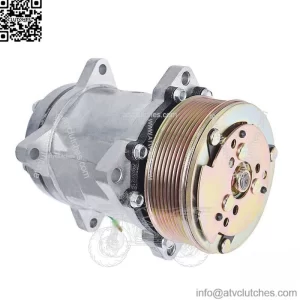 A/C Compressor With Clutch For 1985-1987 1988 1989 1990 Jeep Cherokee 2.1L 2.5L