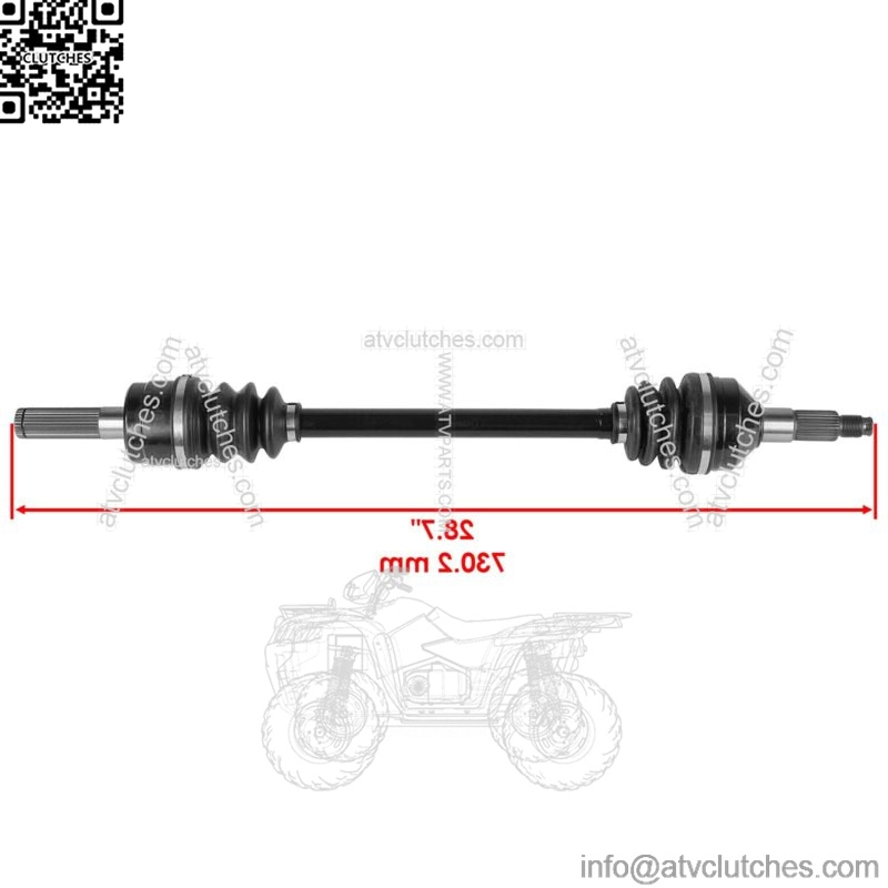 Front Left & Right CV Axles For Kawasaki Teryx 800 KRF800 Camo 2014-2021 - Image 2