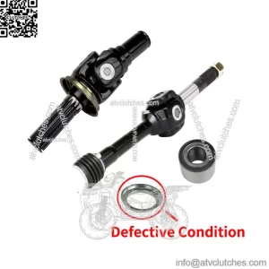 Complete Rear Drive Shaft to Kawasaki 39158-1109 39158-1105 39158-1104 w/ defect (For: More than one vehicle)