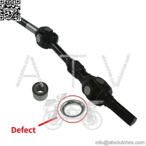 Rear Drive Shaft Bearing for Kawasaki Mule 3010 KAF620 E H J K 04~08 w/ defect (For: More than one vehicle)