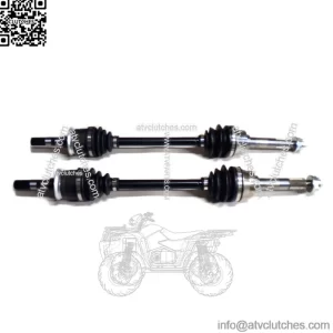Front Pair Left & Right CV Axles for Kawasaki Mule 2510 3010 4010 UTV (For: More than one vehicle)