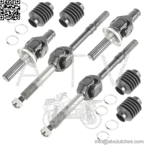 2 Complete Rear Axle Drive Shaft For Kawasaki Mule 4010 KAF950F Diesel 2009-2013