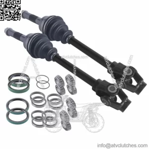 Polaris Sportsman front cv axles & wheel bearings set 335 400 500 500 HO