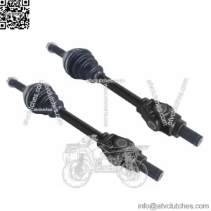 Polaris 700 Sportsman 500 Magnum front cv axles set 2002
