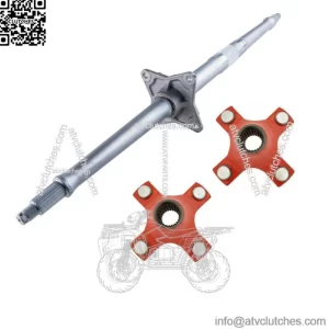 Honda rear wheel axle and hubs TRX 450R / 450ER 2004 2005 2006 2007 - 2014
