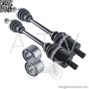 Polaris Ranger EV Ranger LSV front cv axles & wheel bearings set 2010 2011 -14