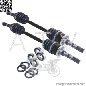 Kawasaki Mule front cv axles wheel bearings & seals set 2510 3010 4010