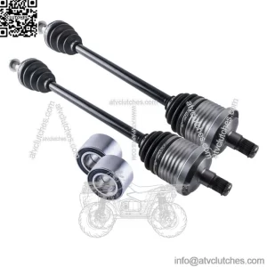 Can Am Maverick rear cv axles & wheel bearings set 1000 2013 2014 2015 2016