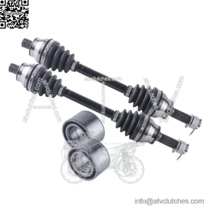 Polaris Sportsman HO front cv axles & wheel bearings set 300 400 2008 - 2010