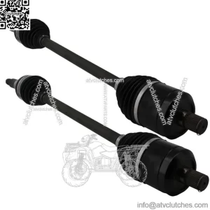 Kawasaki Teryx KRX 1000 rear cv axles set 2020 2021 59266-0734 59266-0742